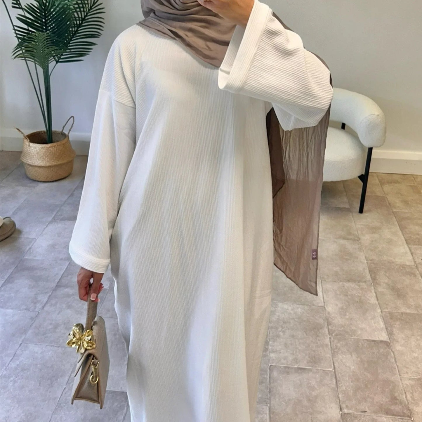 Winter Modest Must-Have – The Corduroy Abaya Coat You Need