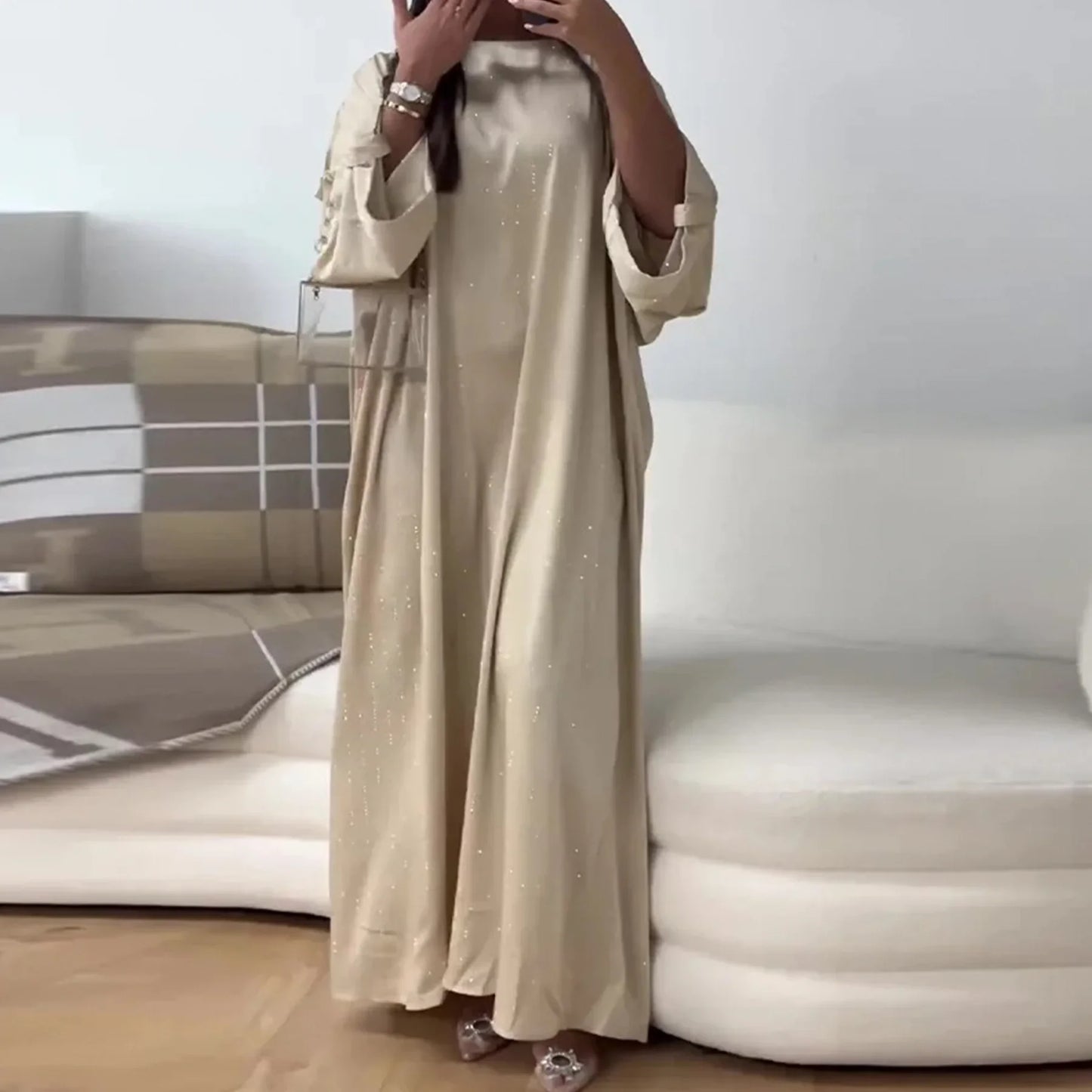 Dubai Style Abaya Dress for Women – 2025 Modest Fashion Robe