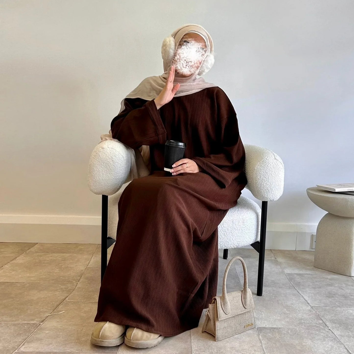 Winter Modest Must-Have – The Corduroy Abaya Coat You Need
