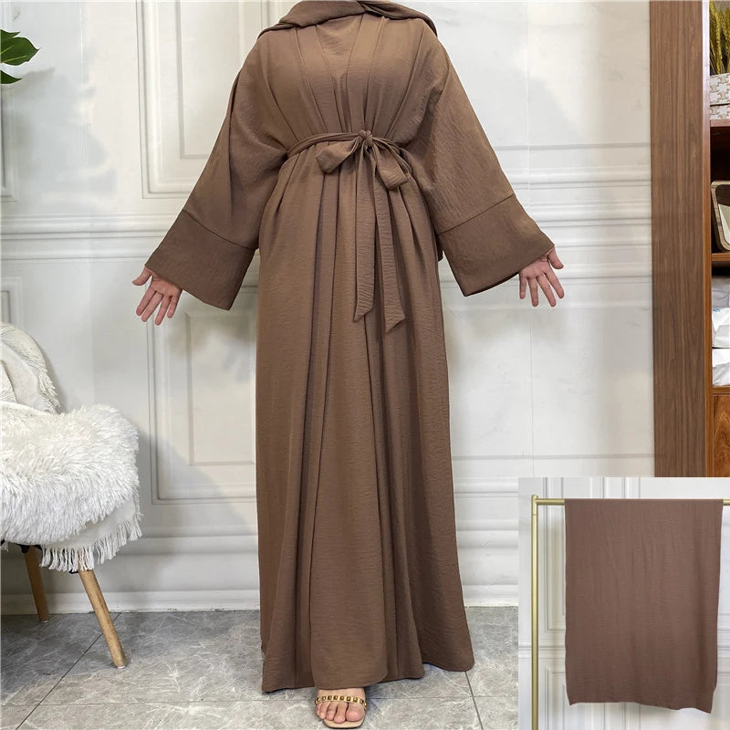 Stylish Islamic Abaya Dress Set – African Kaftan Inspired | Modest Muslim Women’s Wear