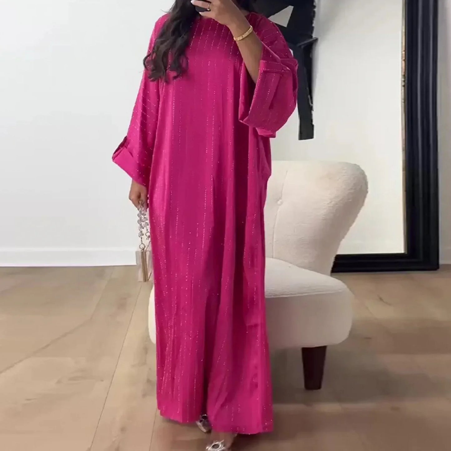 Dubai Style Abaya Dress for Women – 2025 Modest Fashion Robe