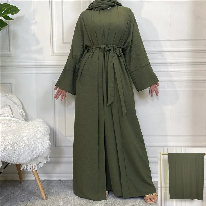 Stylish Islamic Abaya Dress Set – African Kaftan Inspired | Modest Muslim Women’s Wear