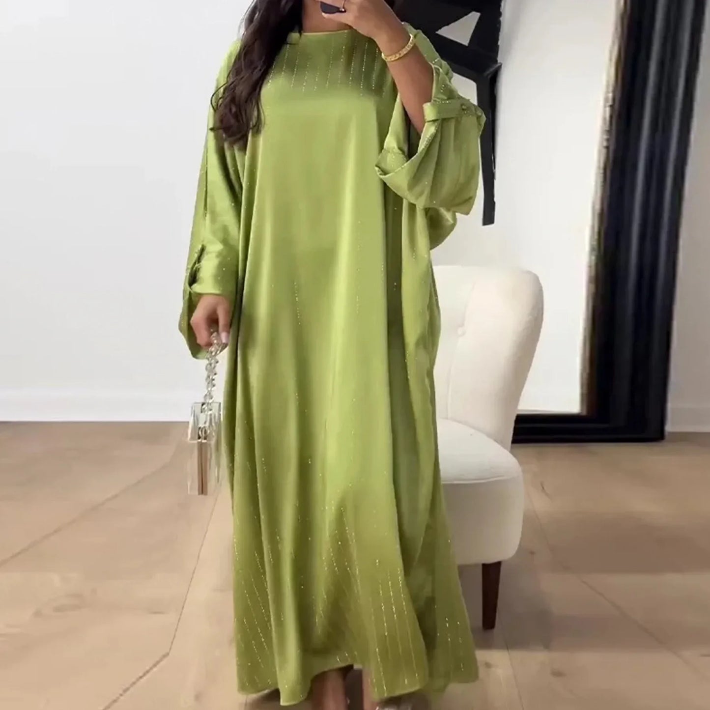 Dubai Style Abaya Dress for Women – 2025 Modest Fashion Robe