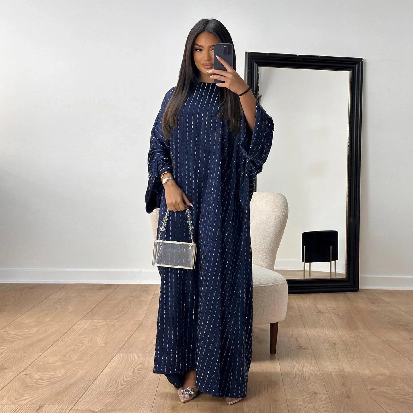 Dubai Style Abaya Dress for Women – 2025 Modest Fashion Robe