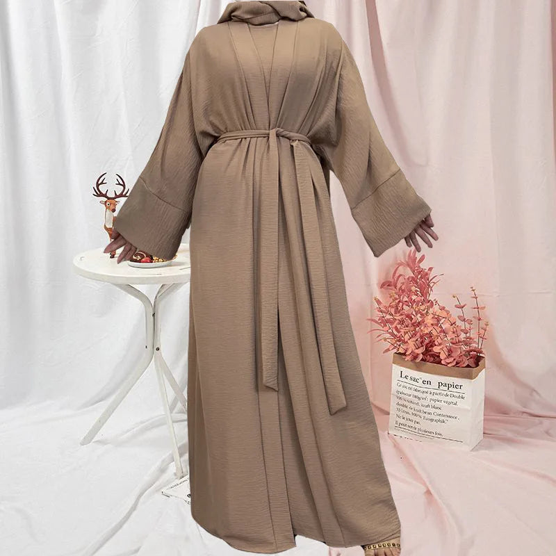 Stylish Islamic Abaya Dress Set – African Kaftan Inspired | Modest Muslim Women’s Wear