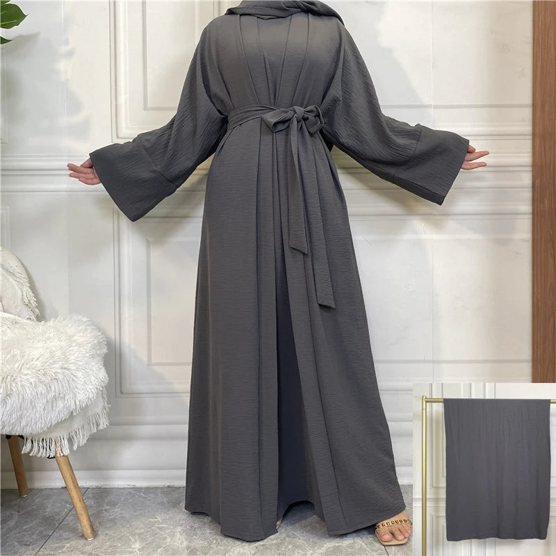 Stylish Islamic Abaya Dress Set – African Kaftan Inspired | Modest Muslim Women’s Wear