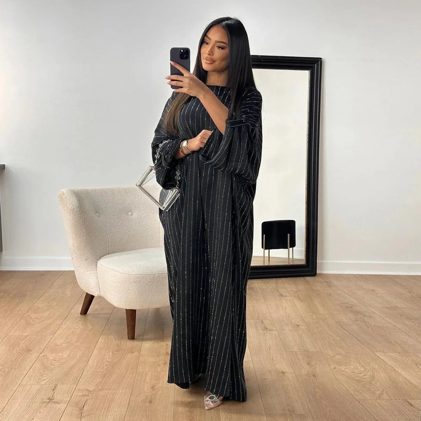 Dubai Style Abaya Dress for Women – 2025 Modest Fashion Robe