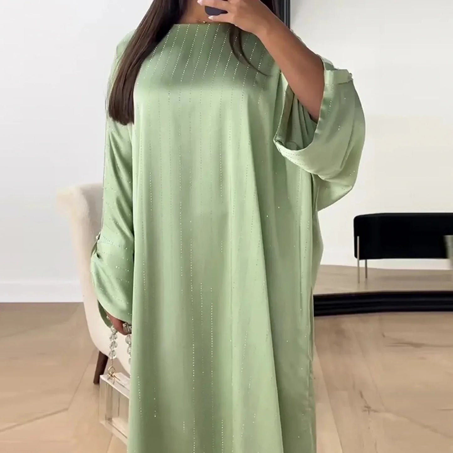 Dubai Style Abaya Dress for Women – 2025 Modest Fashion Robe